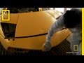 How Lamborghini paints carbon fiber car bodies