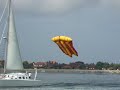 Flying inflatable water Sled