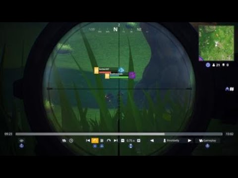 Fortnite 301m Snipe with semi auto