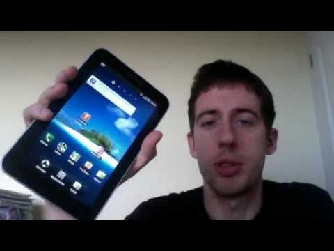 Making a phone call with the Samsung Galaxy Tab Android tablet
