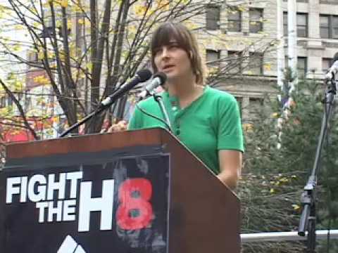 Daniela Sea at Prop 8 Protest City Hall NYC