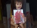 HOMESCHOOL TODDLER PAINTING: Scribbling & Painting l Abstract & Symbolic Thought ?