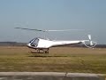 enstrom F28 A helicopter arrive