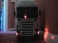 Tamiya Scania With Amber Strobe LEDs In The Dash