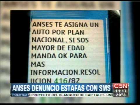 C5N - ANSES: DENUNCIAN ESTAFAS POR SMS