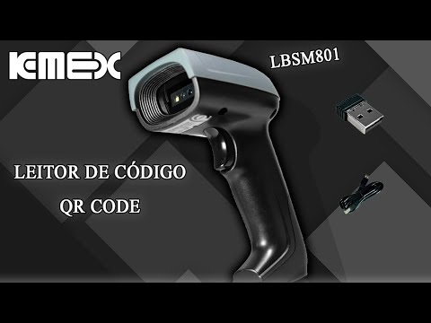 Vídeo de demonstração - Leitor de código de barras e QR sem fio | LBSM801