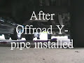 2005 Hemi Longtube header install before and after