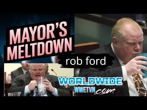 Toronto Mayor Rob Ford Drunk & Swearing in Jamaican Patois