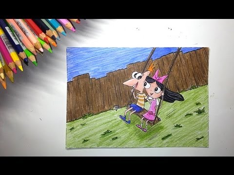 how to draw phineas