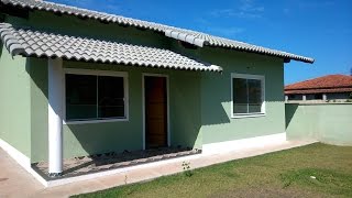 CASA COM DOIS QUARTOS EM ITAIPUAÇU R$ 215000.00