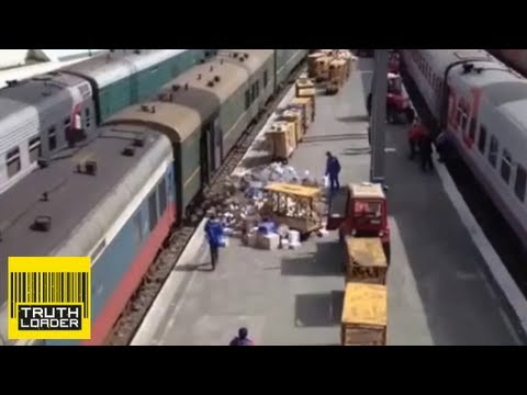 russian; - If you're delivering something to Russia, you'd better hope this guy doesn't deliver your package. He was filmed unceremoniously chucking people's packages o...