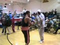 Champion Breed Unlimited - Khahri Exhibition Fight warm up with Coach CFoo 12/5/2009