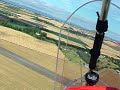 Derrick flying a microlite