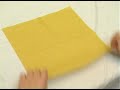 how to fold napkins : how to fold a love knot in a napkin