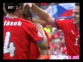 Goal for Czech - Libor Sionko 17' (1-1)  Czech - Portugal 1-3  