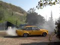 fiat 131 abarth stradale drifting