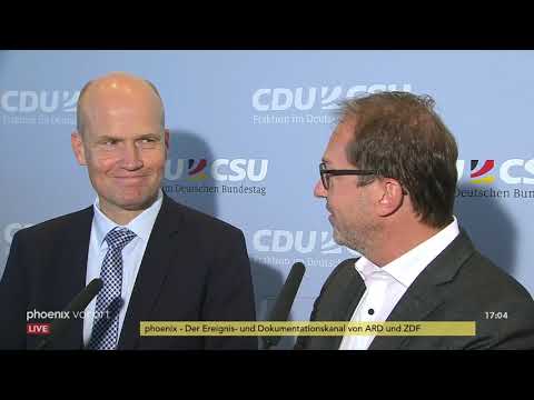 Ralph Brinkhaus zu seiner Wahl zum CDU-Unionsfraktionschef am 25.09.18