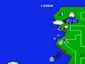 the gameplay of twinbee forthe nintendo famicom. created by konami.