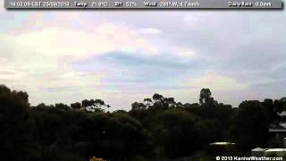 25 March 2013 - North Facing WeatherCam Timelapse - KanivaWeather.com