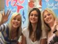 R Phoebe n Cariba  fighting 4 Claire Holt's attention