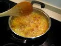 Pochando ingredientes vieiras