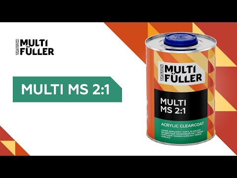 Application du vernis MULTI MS 2:1 Multi Füller