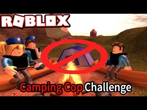 The No Camping Cop Challenge Jailbreakchallenge Roblox