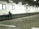 Irene en Sander eerste wedstrijd in manege