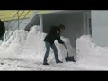 neige sur  saint pierre (archipel de saint pierre  miquelon)
