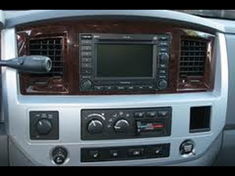 How to Remove Radio / CD Changer / Navigation from 2008 Dodge Ram 350 for Repair.