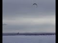 snowkiting Island Park, Idaho, 12-7-07