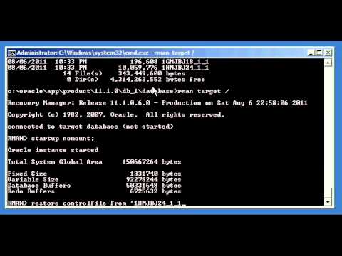 how to recover dbf file in oracle