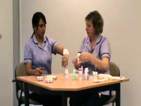 how to bandage eczema