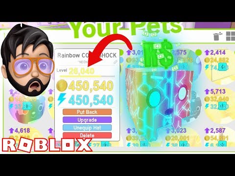 Roblox Pet Simulator Rainbow Core Shock