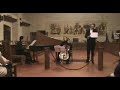 Concerto live, in occasione del 250° anno della morte di GFHandel, dedicato alle cantate italiane composte in occasione del suo viaggio studio in Italia, durante il quale, uno dei periodi di composizione più ispirato, coincise con il suo soggiorno a Viagnanello (VT) quando fu ospite presso la famiglia Ruspoli. Per tal motivo il concerto è stato ambientato in uno dei palazzi nobili di Tarquinia, città sotto l'influenza della nobile casata romana. Il controtenore Mario Bassani, uno dei più ...