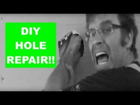 how to patch a huge hole in drywall