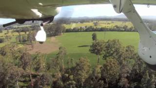 Cirrus SR20 Grass Airfield Takeoff And Landing