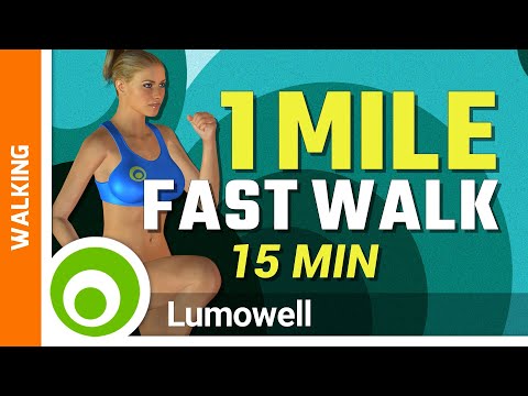 1 Mile Fast Walk At Home Workout
