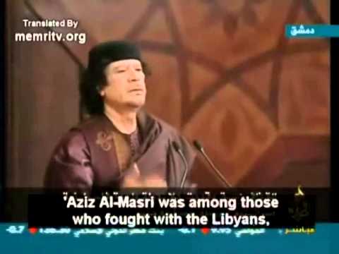 كلمة الزعيم الليبي معمر القذافي في قمة دمشق