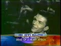 Breaking News Frank Sinatra has passed away