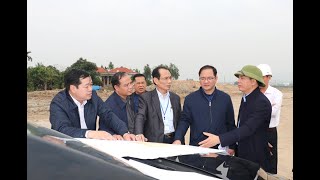 Bí thư Thành ủy Trần Văn Lâm kiểm tra công tác GPMB các dự án
