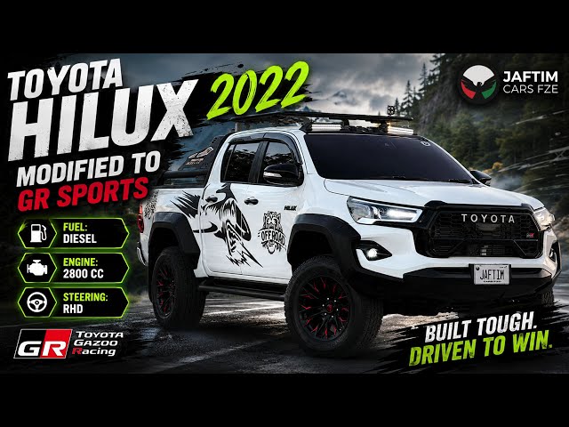 Toyota Hilux GR SPORT GR BODY KIT INSTALLED | 2022 | 2.8L DIESEL ENGINE | AUTOMATIC TRANSMISSION | RHD | 4 X 4 | video