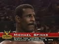 Mike Tyson v Michael Spinks, 91 second knockout, undisputed heavyweight championship 1988