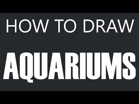 how to draw aquarium