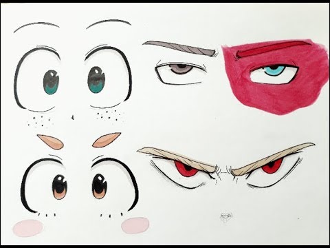 video-linktoworks-How to draw: My Hero Academia Eyes Step by Step - YouTube