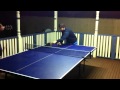 Table tennis match gone wild