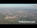 Landeanflug auf den Flughafen in Stuttgart