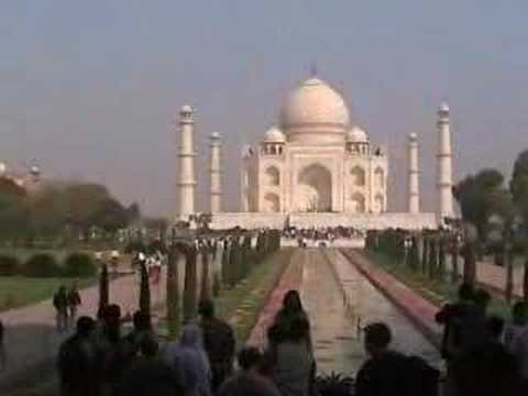 En el Taj Mahal