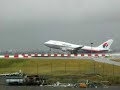 Malaysia Airlines 747-400 Takeoff Sydney