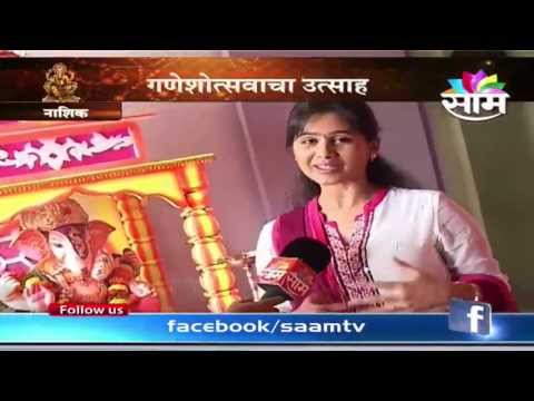 mrunal dusanis - Actress Mrunal Dusanis celebrates Ganpati festival at her home at Nashik every year. Mrunal talks to our reporter Pallavi Jhunnare on the occassion.